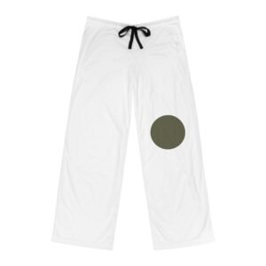 Men's Pajama Pants — Minimal Olive Dot Lounge Sleepwear
