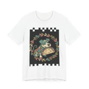Puppy & Pizza Floral Tee
